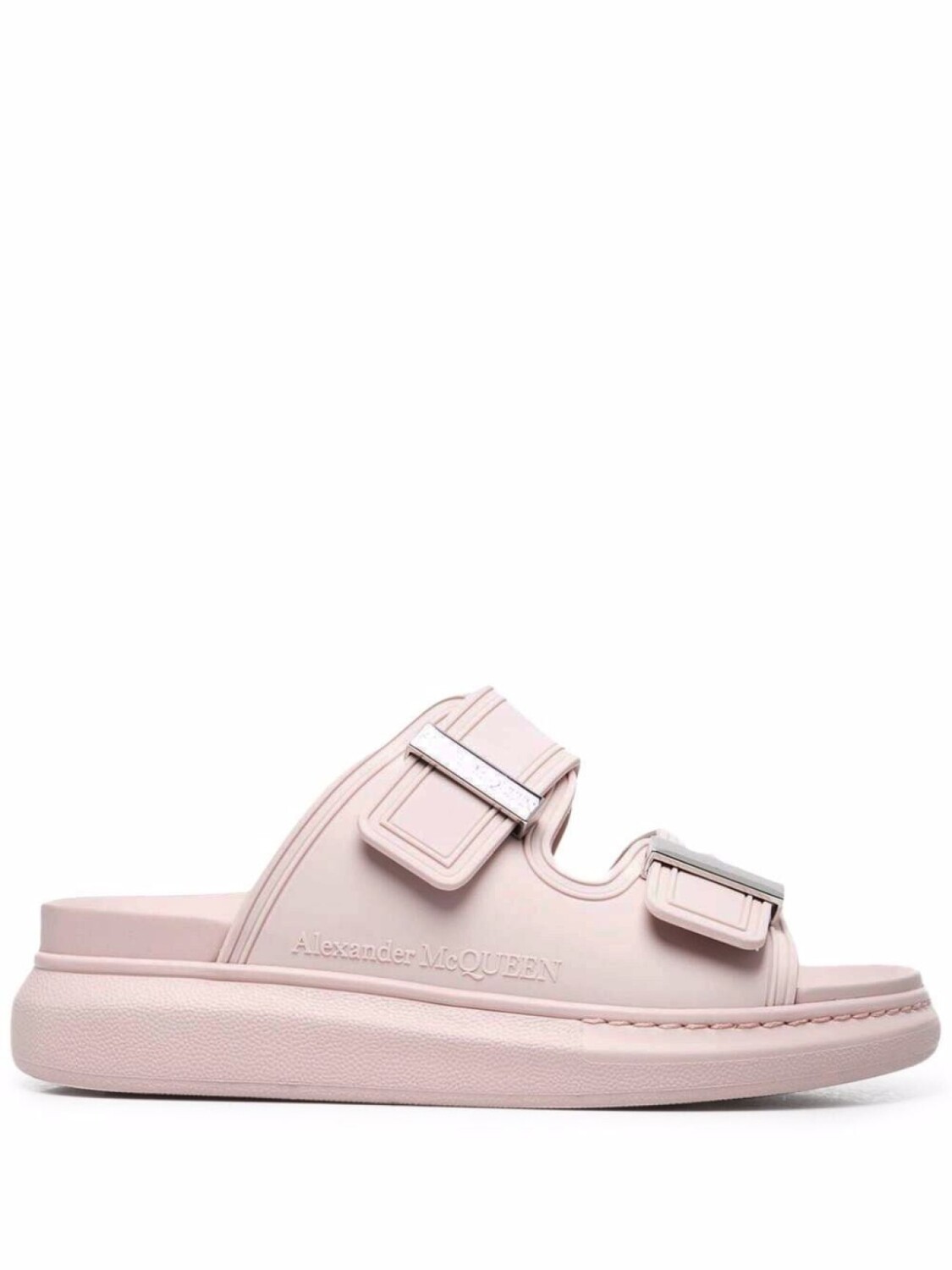 

Alexander McQueen сандалии Oversized, розовый