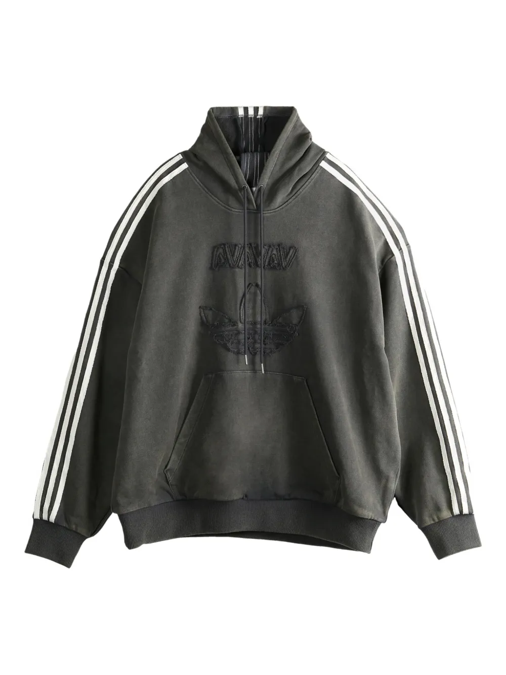 

Худи с вышитым логотипом из коллаборации с Avavav adidas, серый