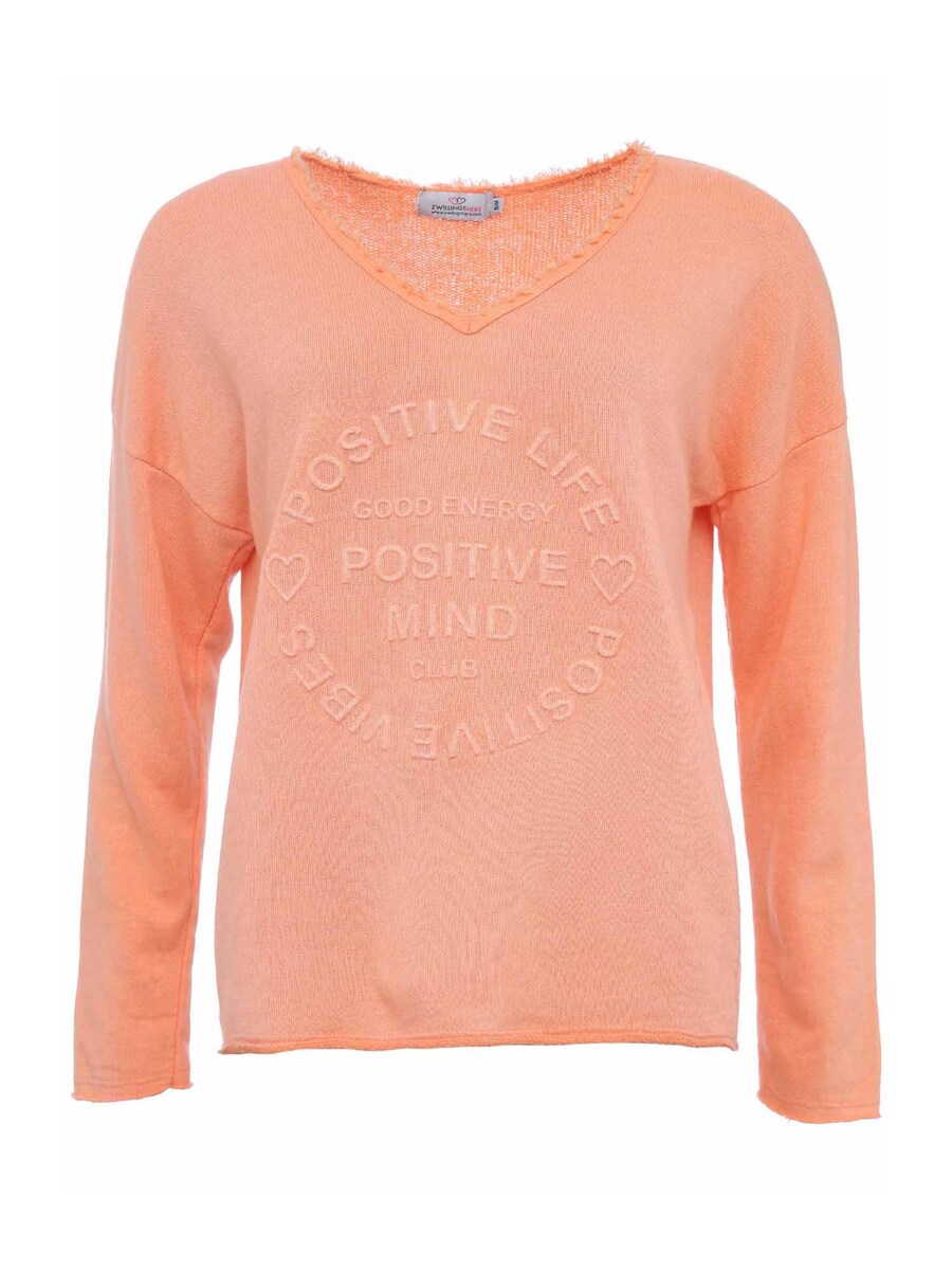 

Толстовка Zwillingsherz Positive Mind, цвет Orange/Light orange