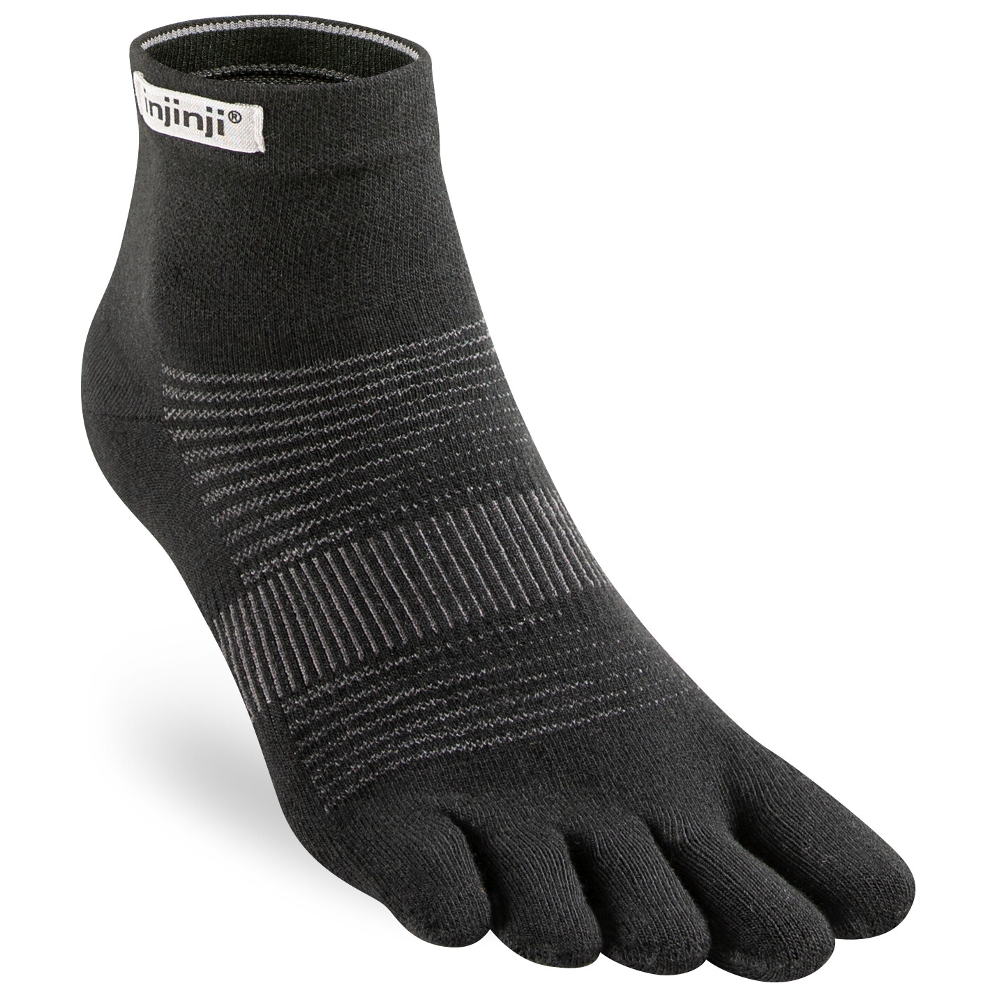 

Носки для бега Injinji Run Original Weight Mini Crew, черный