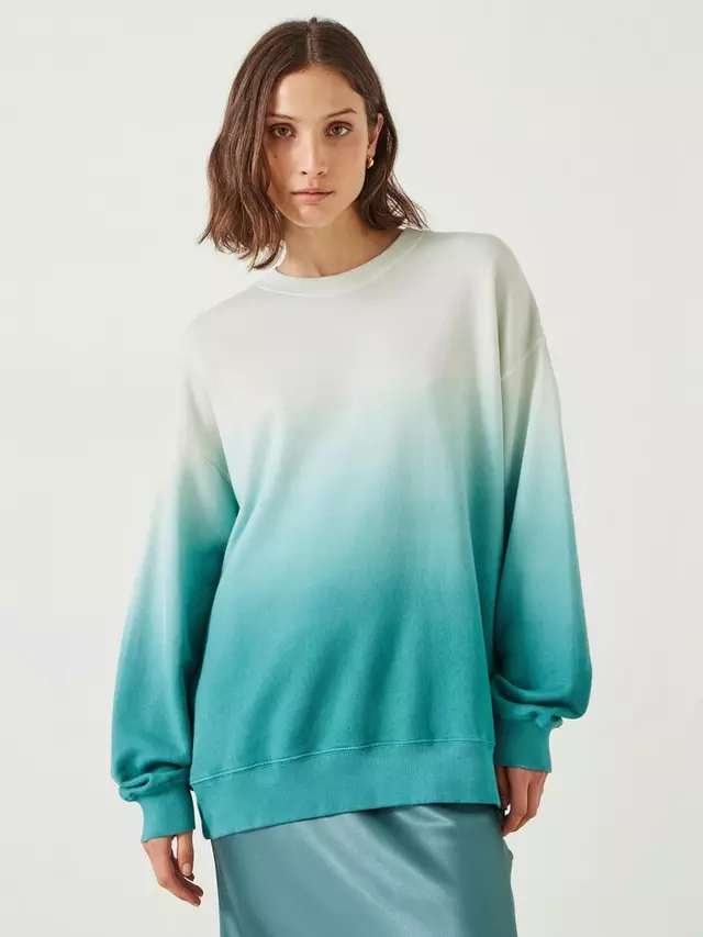 

Толстовка HUSH Ombre Quaden Oversized, цвет aqua/multi