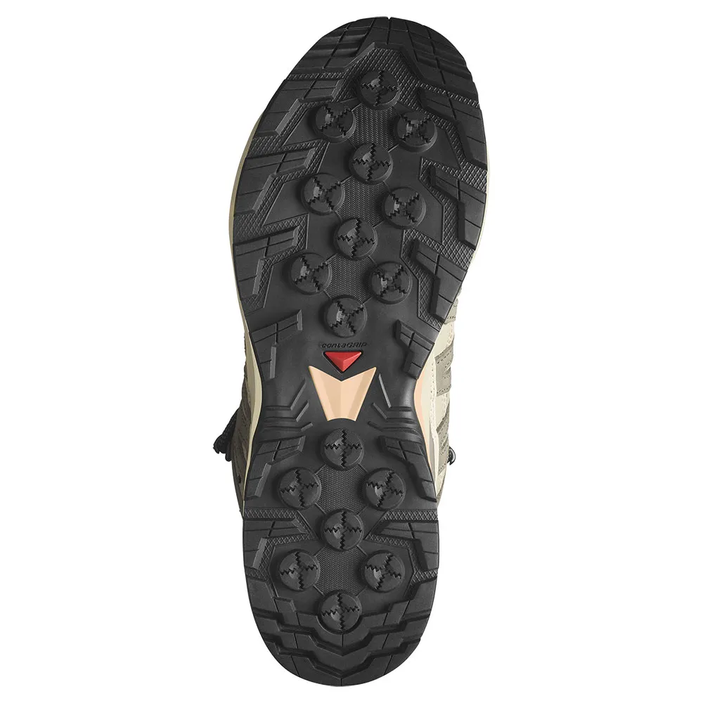 Походные ботинки женские Salomon X-Adventure Recon Mid с технологией Gore Tex, коричневый — фото 2
