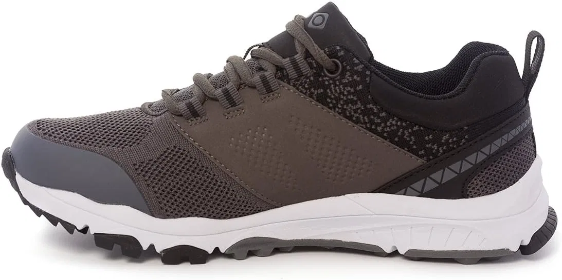 Кроссовки для бега IZAS Fiji унисекс для взрослых, Black Dark Grey