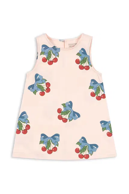 Платье хлопковое Frankie Dress Konges Sløjd, розовый