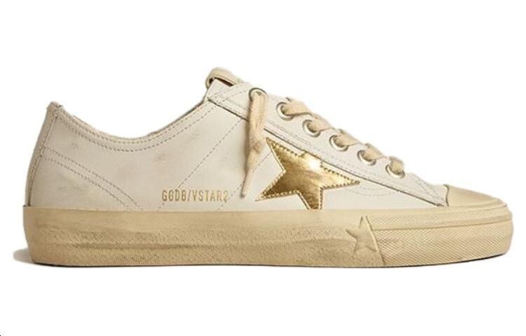 Кроссовки Golden Goose Skateboarding Shoes Women's Low-top Beige, бежевый — фото 2