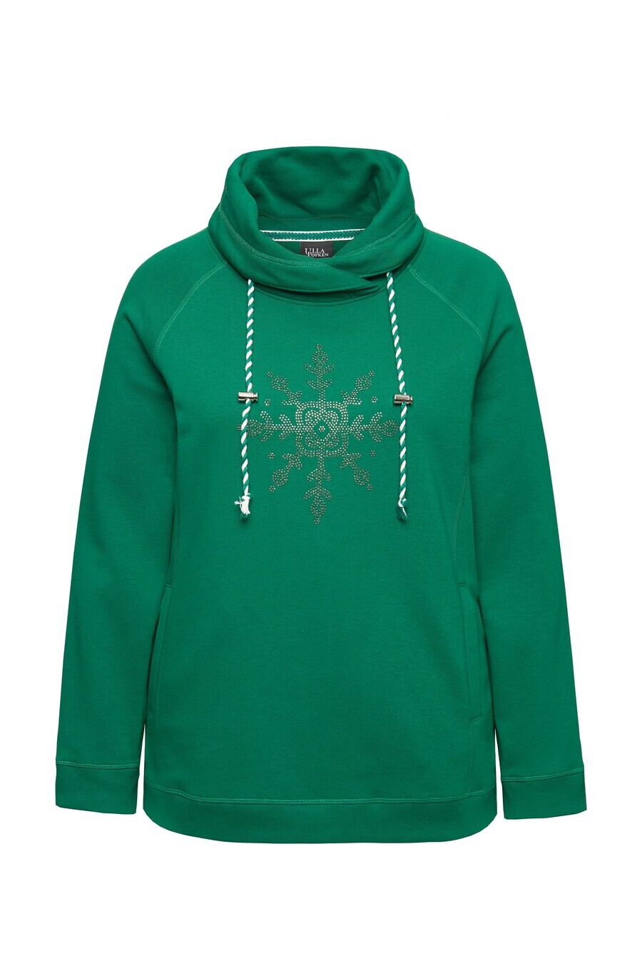 

Толстовка с капюшоном Ulla Popken Sweatshirt, зеленый
