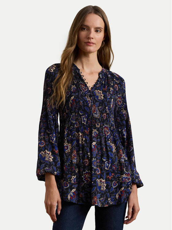 

Блузка обычного кроя 200957047 Lauren Ralph Lauren, синий