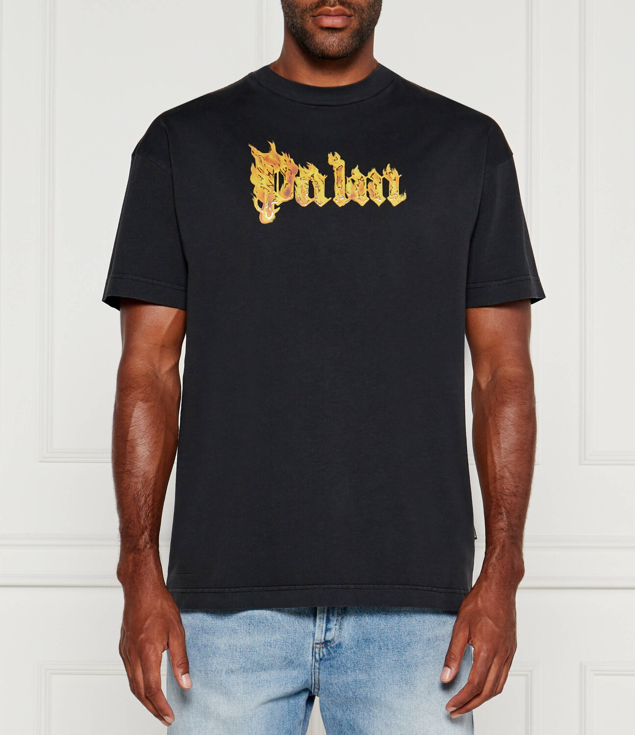 

Футболка Palm Angels BURNING Loose fit, черный