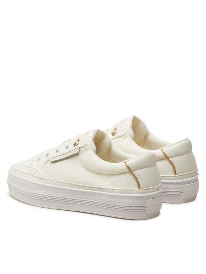 Кроссовки Tommy Hilfiger, экрю — фото 3