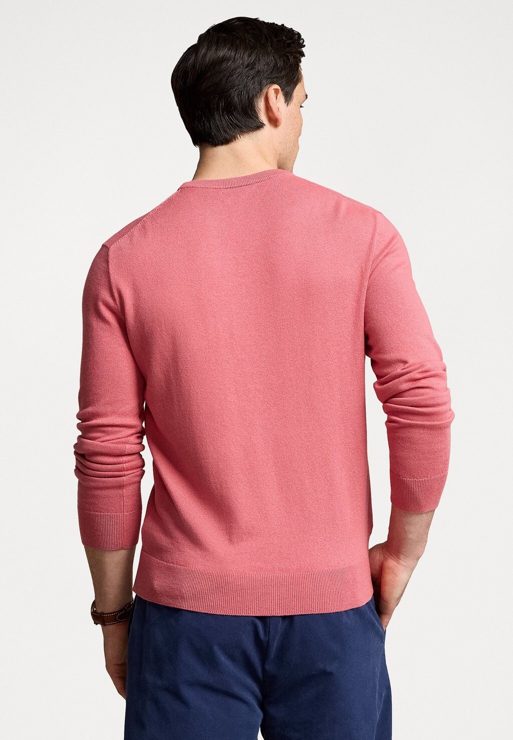 

Вязаный свитер COTTON-CASHMERE CREWNECK SWEATER Ralph Lauren, черника