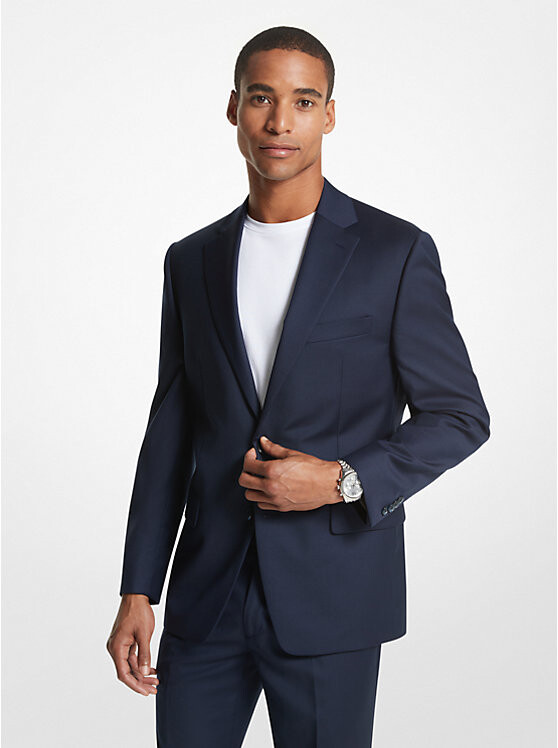 

Спортивная куртка Kaplan из смесовой шерсти Michael Kors Mens, синий
