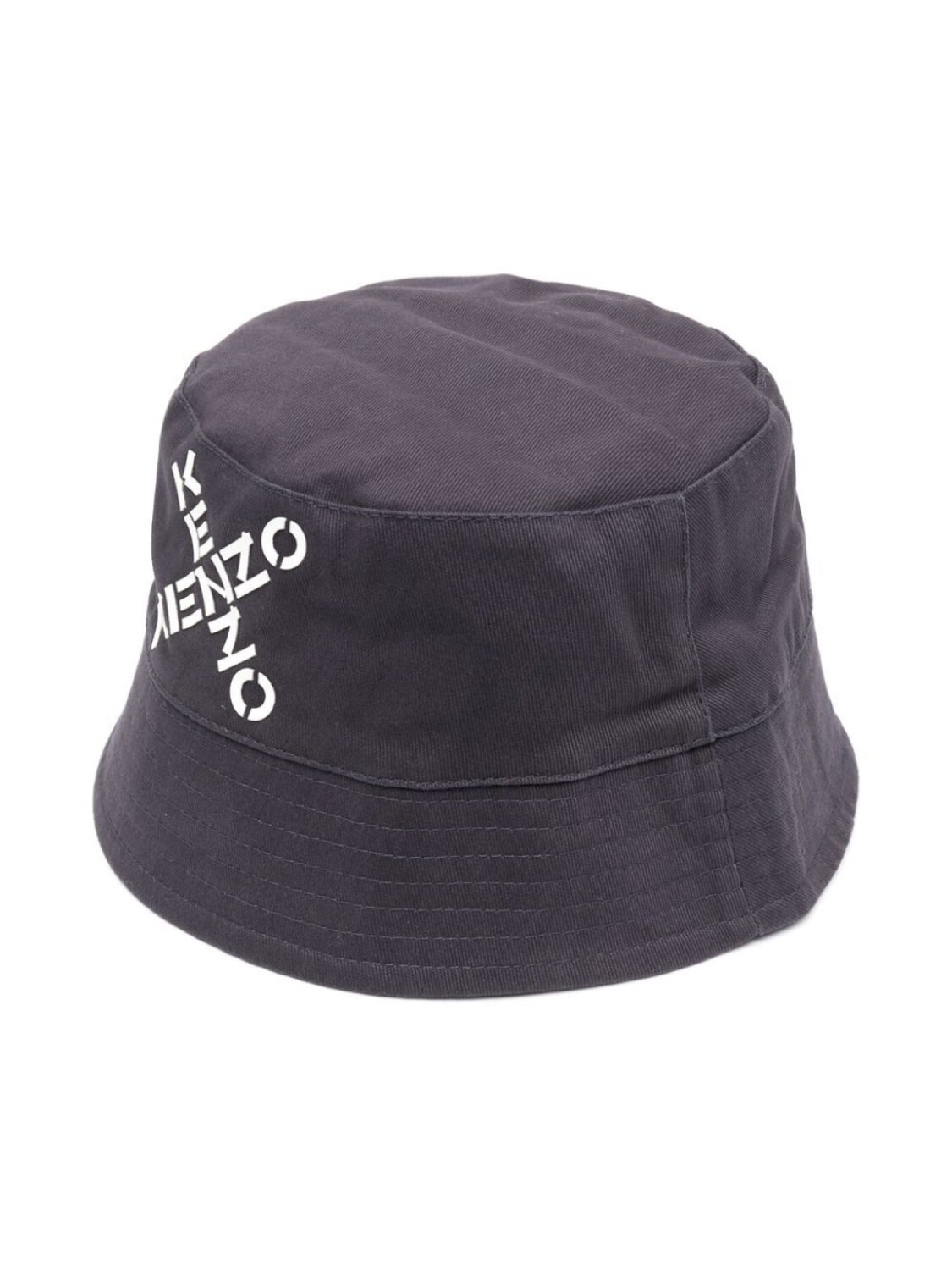 

Kenzo Kids панама с логотипом, серый