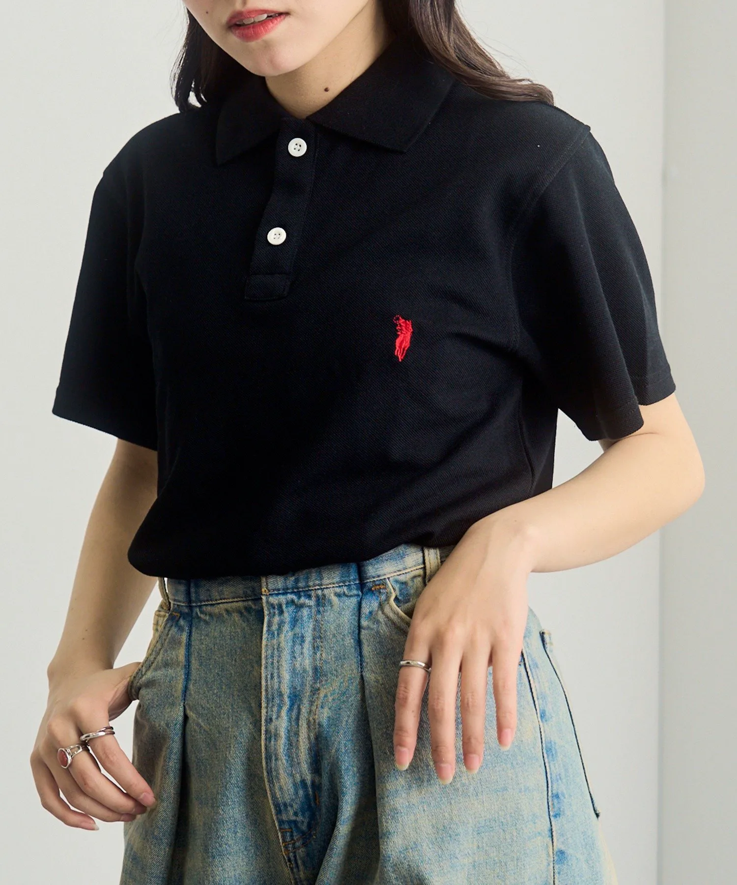 Футболка-поло с коротким рукавом Western Polo Texas /  U.S. Polo Assn., BLK2 — фото 2