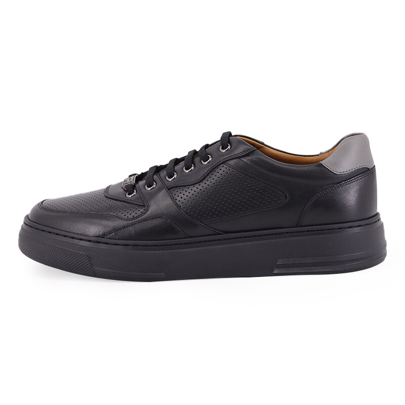 

Кроссовки TRANOI Skateboarding Shoes Men Low-top Black, черный