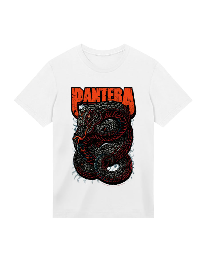 

Футболка Pantera Venomous Snake белого цвета F4NT4STIC, Белый, Футболка Pantera Venomous Snake белого цвета F4NT4STIC