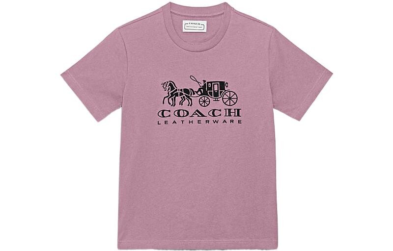 

Футболка женская розовая Coach