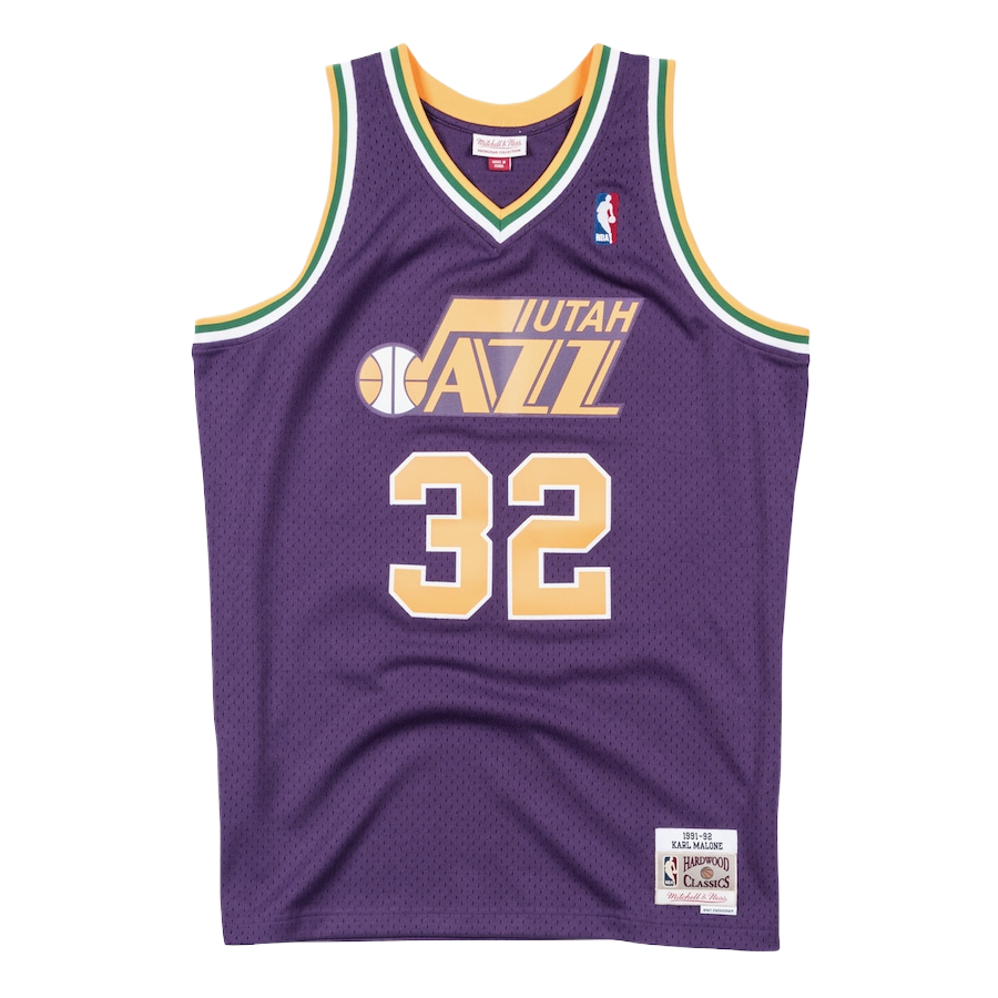 

"NBA Utah Jazz 91 Karl Malone" Swingman майка-жилет Mitchell Ness, фиолетовый