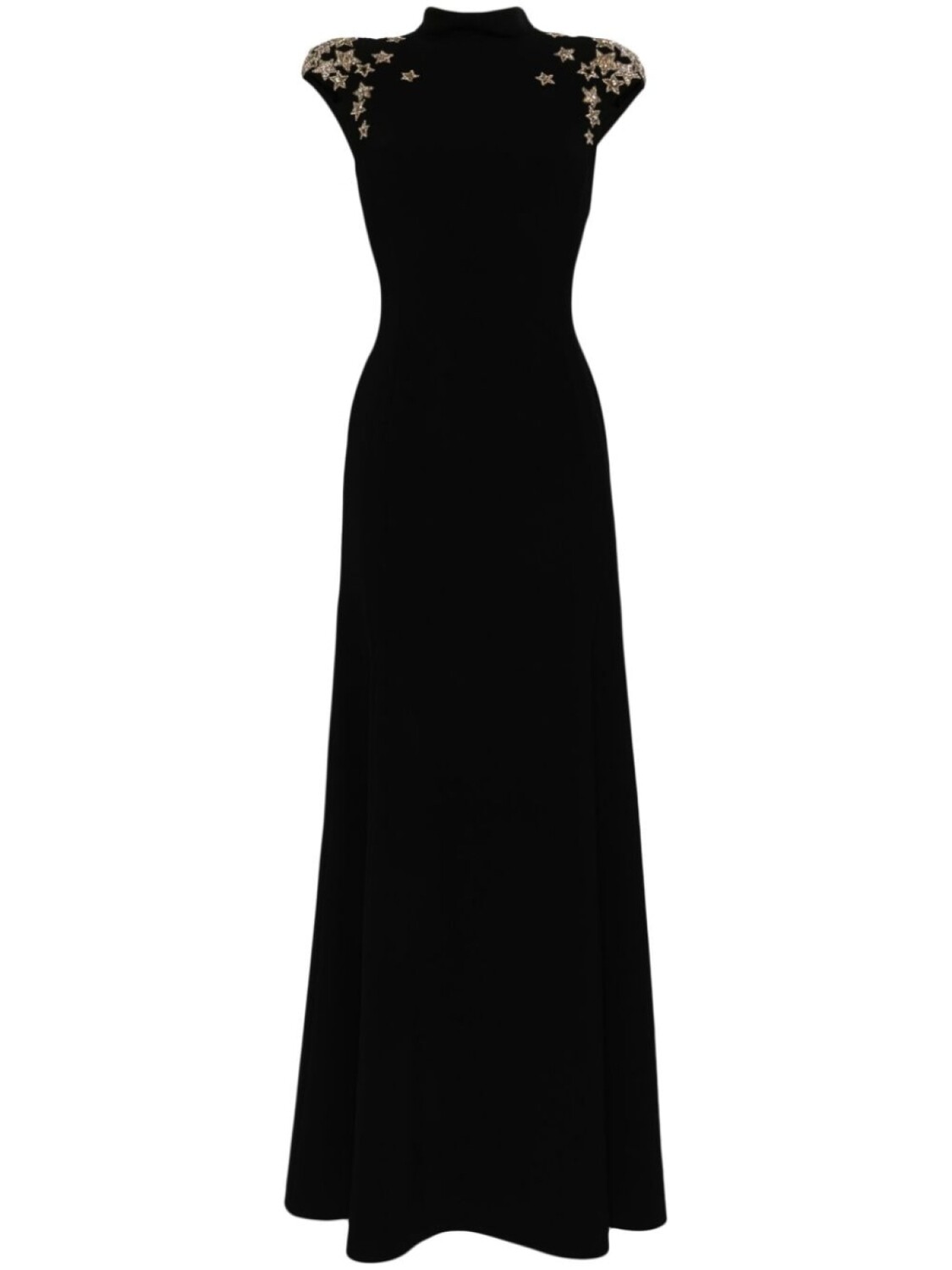 

Jenny Packham вечернее платье Comet с вышивкой, черный