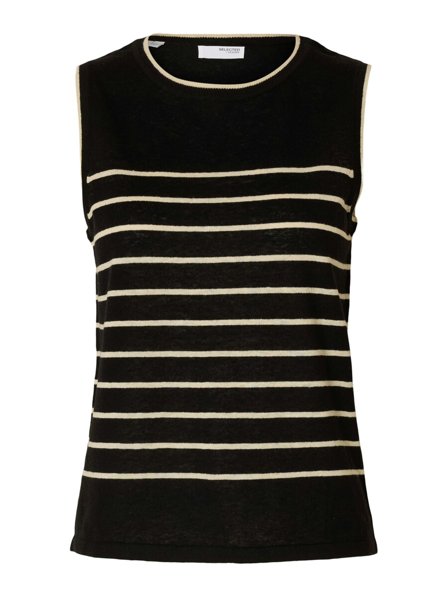 

Вязаный топ SELECTED, черный