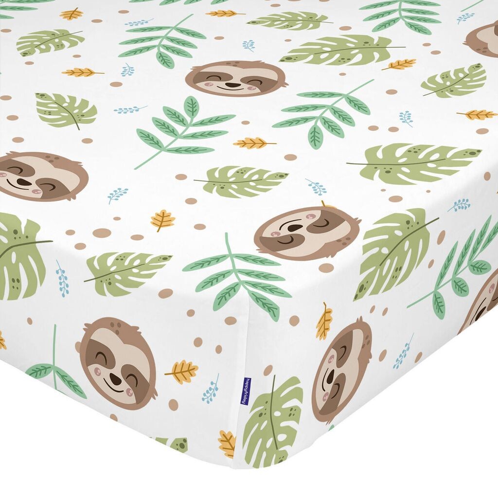 

Простыня HappyFriday MOSHI MOSHI Colorful 105 x 200 x 32 см, мультиколор