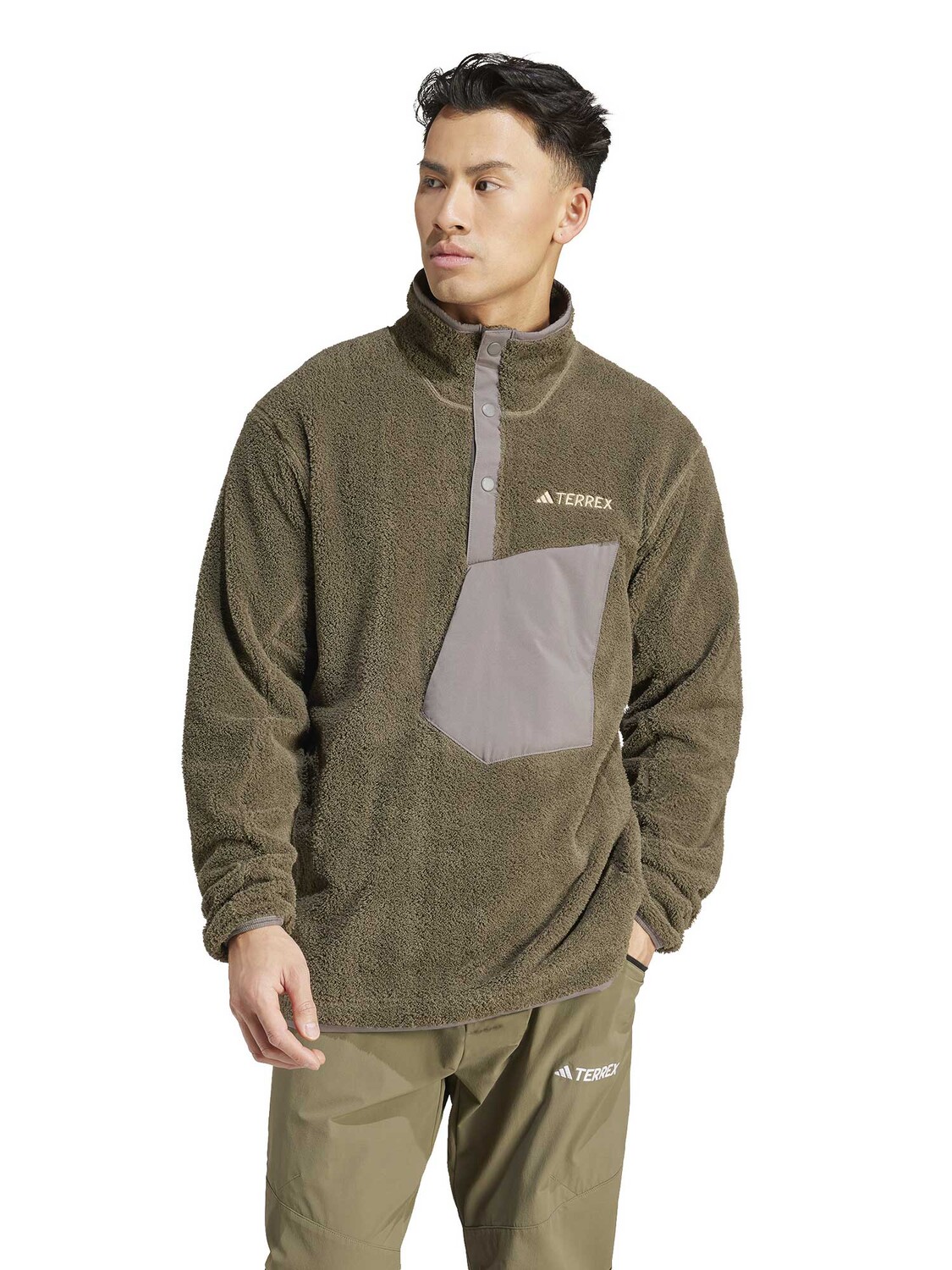 

Толстовка Adidas Performance Terrex XPLORIC High-Pile-Fleece Pullover, зеленый