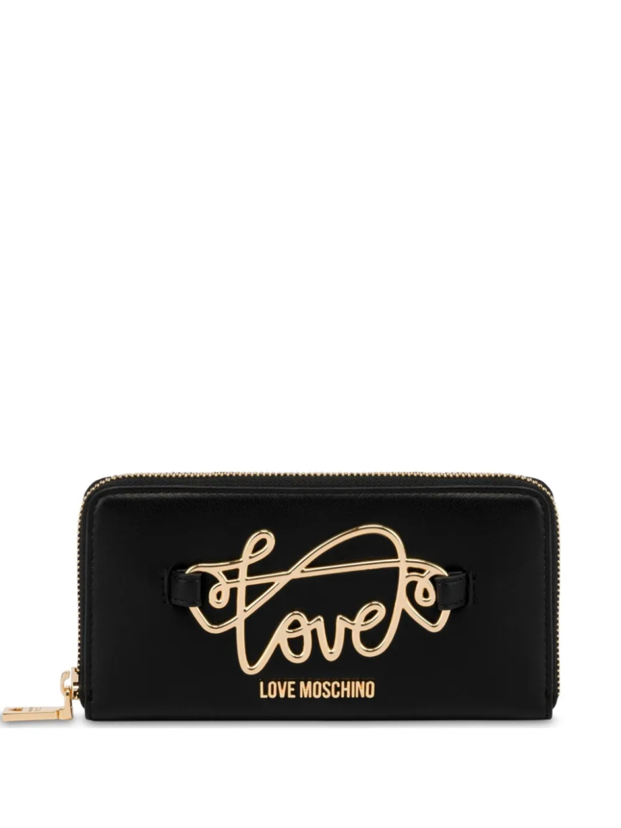 

Кошелек с логотипом Love Moschino, черный