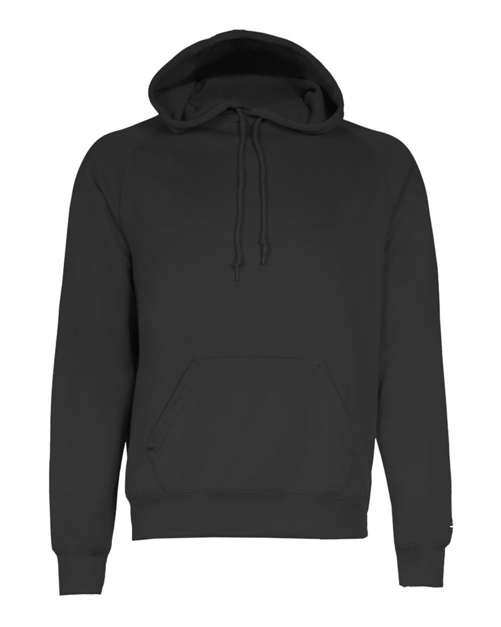 

Женская спортивная флисовая толстовка с капюшоном Badger, черный