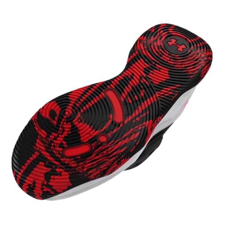 

Баскетбольные кроссовки Kids" Начальная школа Under Armour, черный/белый/красный