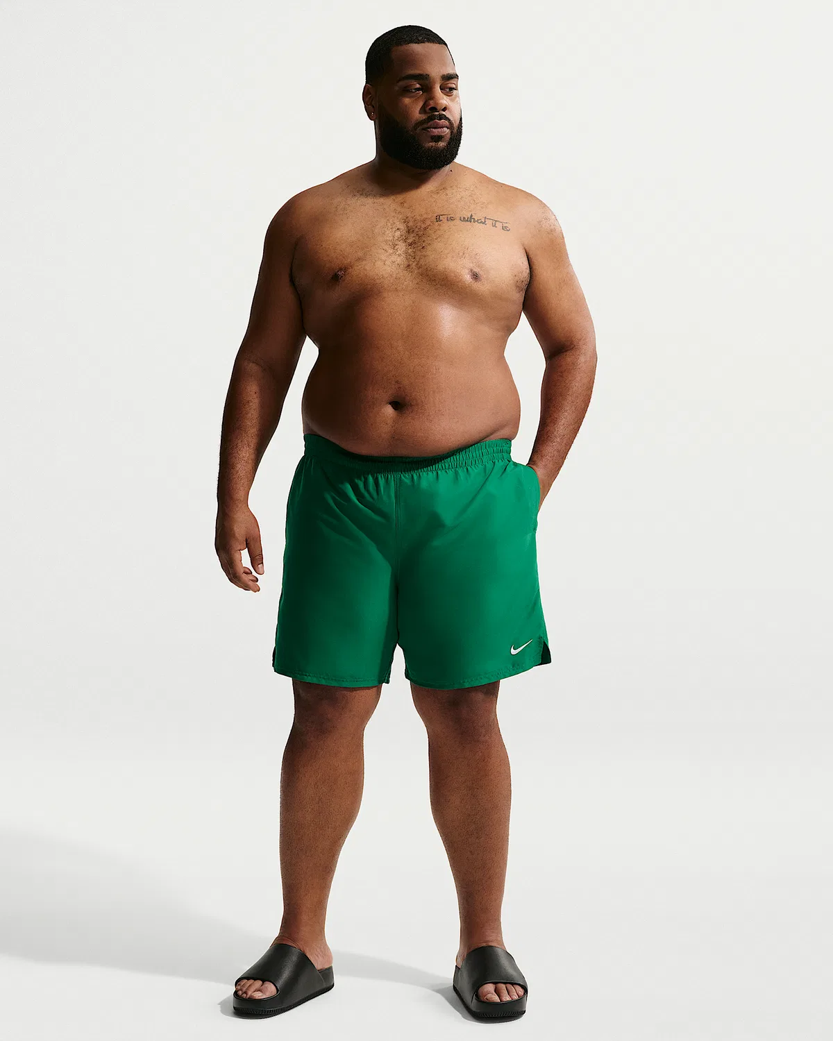 Мужские плавки Nike Swim Breaker Essential 7" с подкладкой (Big & Tall), Malachite