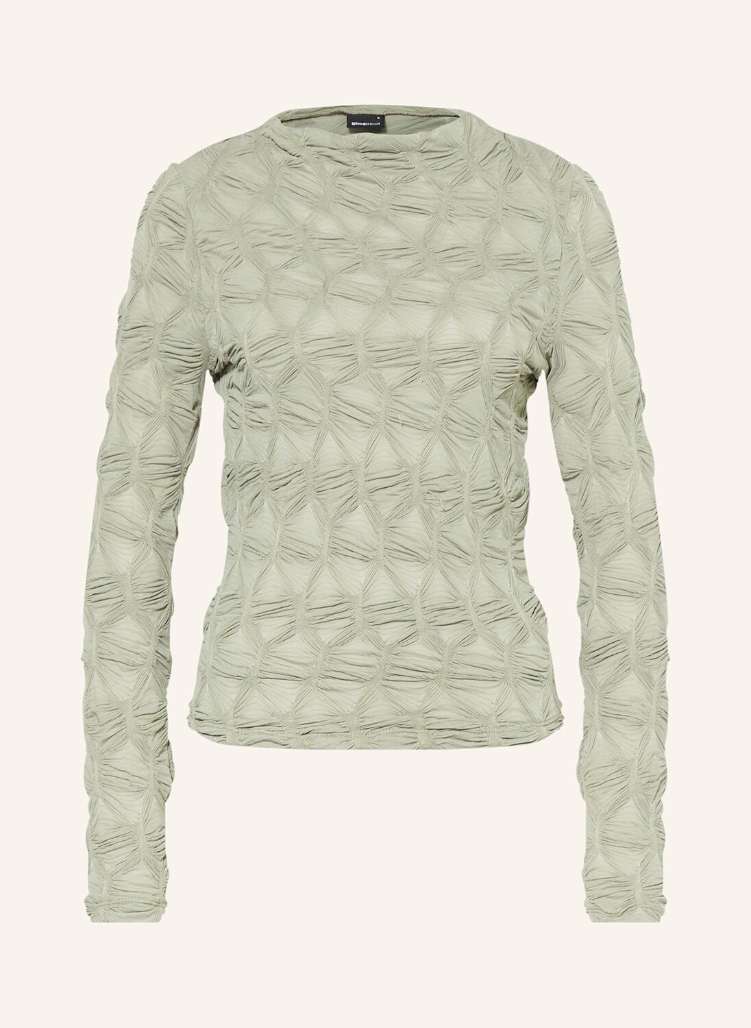 

Лонгслив gina tricot, светло-зеленый