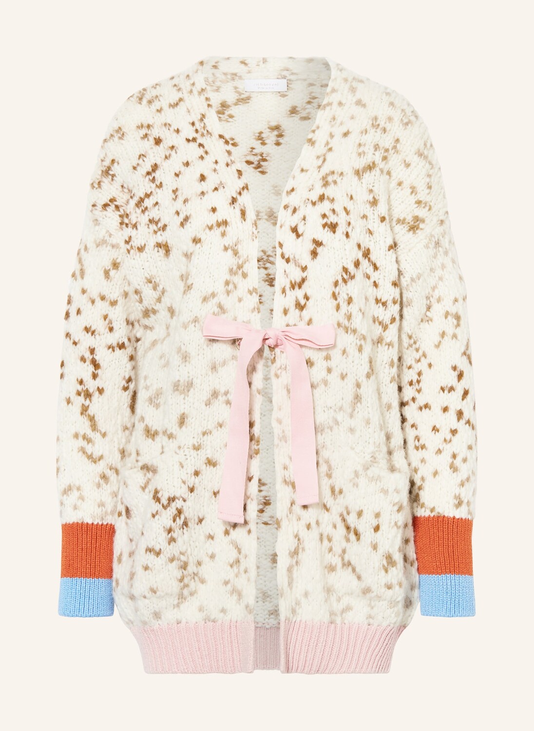 

Кардиган rich&royal, цвет ECRU/BEIGE/ROSA