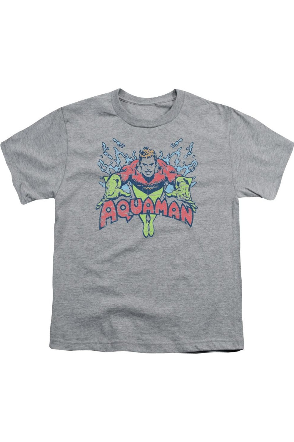 

Футболка с коротким рукавом DC Comics Splish Splash для детей Gildan, Athletic Heather