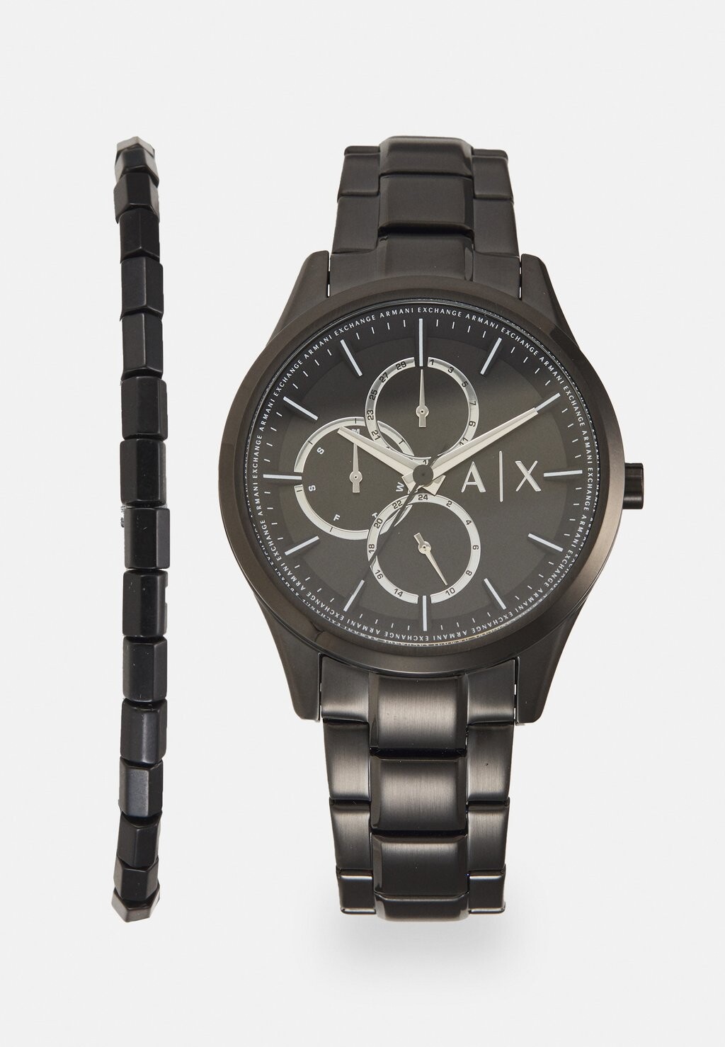 

Часы WATCH AND BRACELET SET Armani Exchange, цвет black