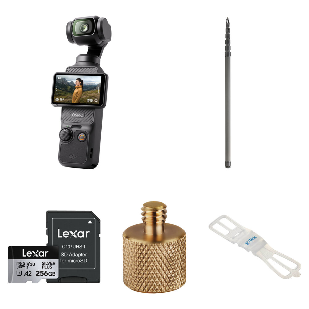 

Экшн-камера DJI Osmo Pocket 3 Drone-Like Imaging Kit (20')