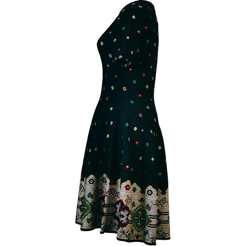 

Футболка с короткими рукавами женская черная Alexander McQueen