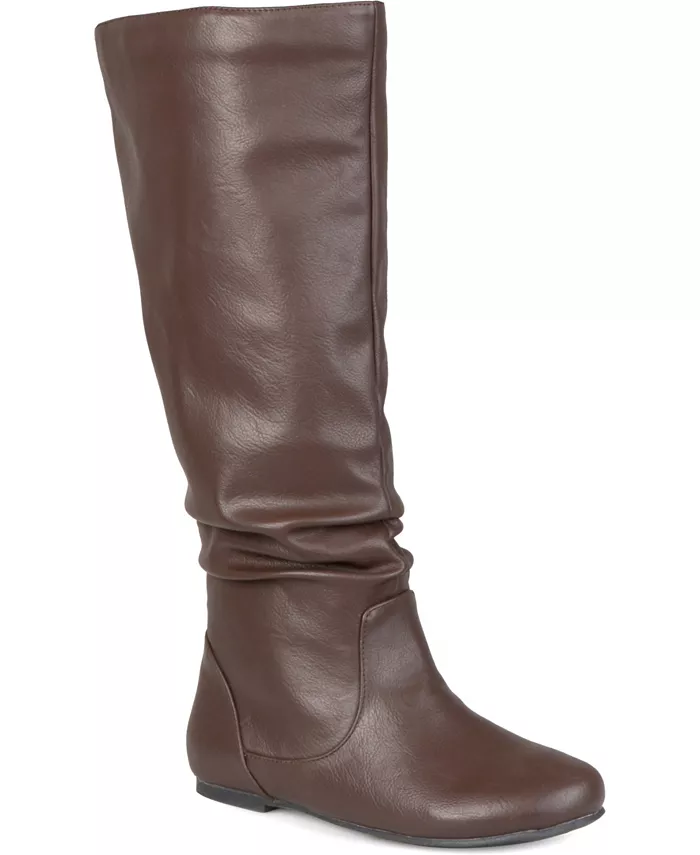Женские сапоги Jayne Wide Calf Slouchy Knee High Journee Collection, коричневый
