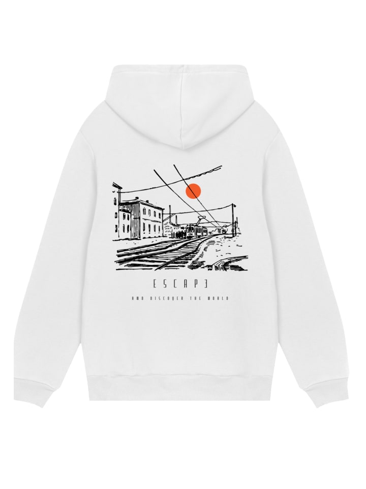 

F4NT4STIC Худи Escape Discover the World Town Train Station, цвет кремовый