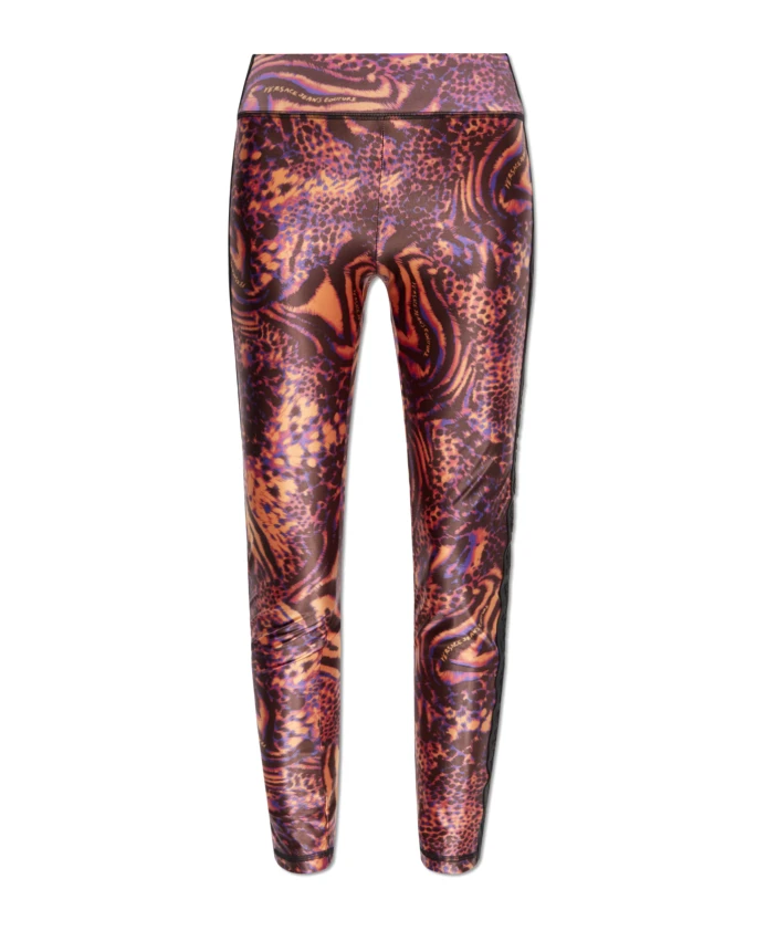 

Леггинсы с животным принтом Versace Jeans Couture, мультиколор