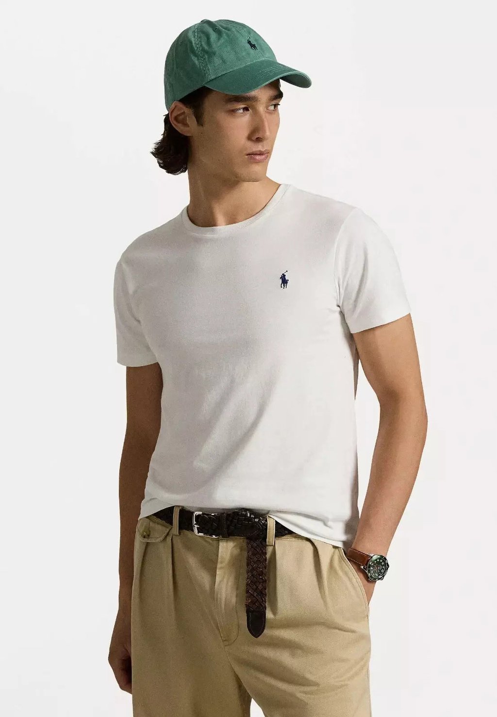 

Базовая футболка Ralph Lauren, белый