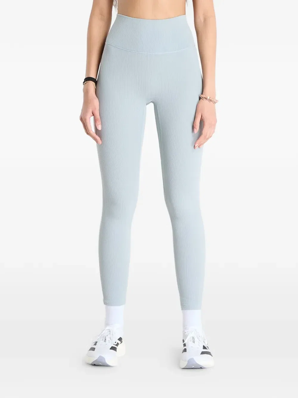 Леггинсы в рубчик adidas, зеленый