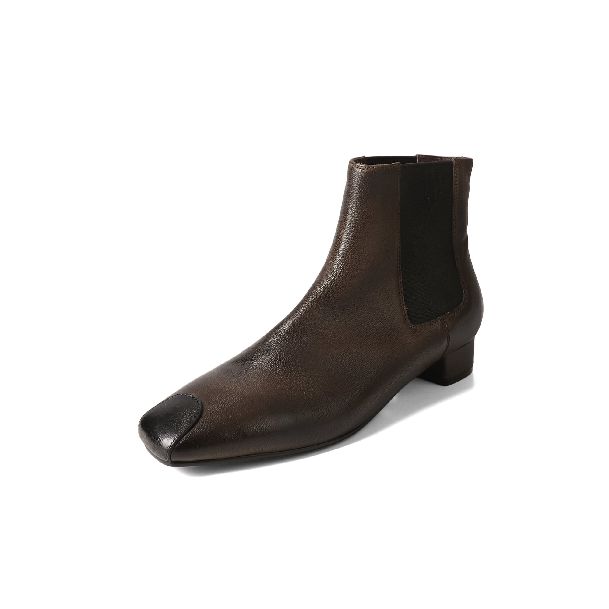 Короткие ботинки челси 3 см женские Yeezyy Reezy, Brown