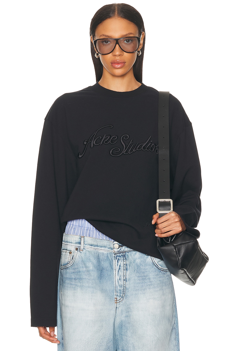 

Свитер Crew Acne Studios, Faded Black