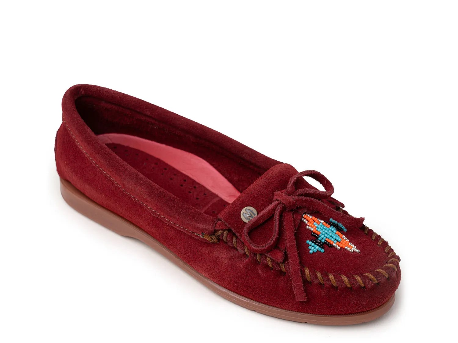 Тапочки Minnetonka Nizhoni Moc Slipper - Women's, красный