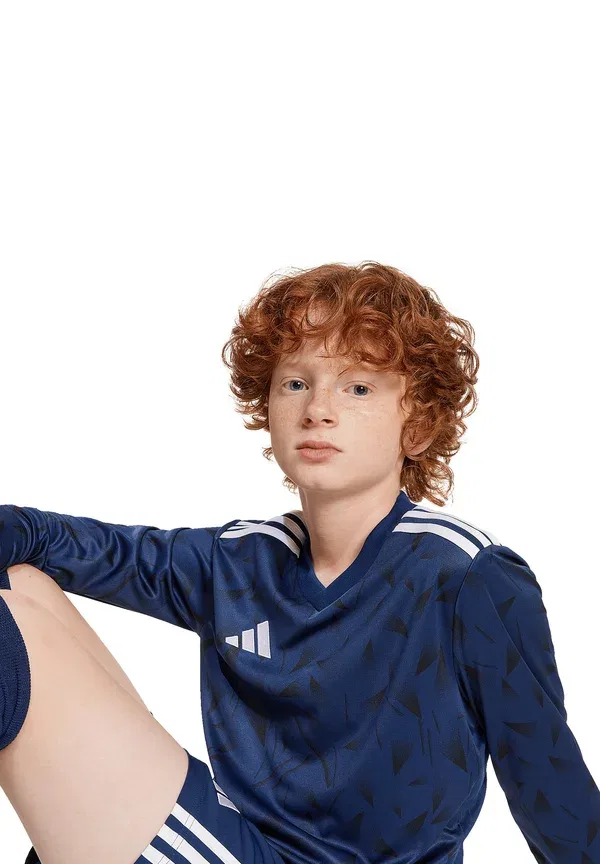 Футбольная лонгслив Adidas Performance, сине-белый — фото 2