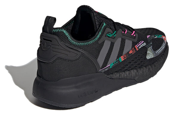 Кроссовки оригинал zx 2k boost Adidas, черный — фото 4