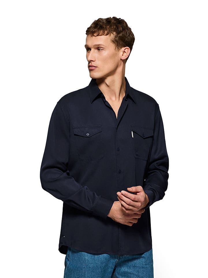 

Polo Club Рубашка - стандартный крой - темно-синего цвета