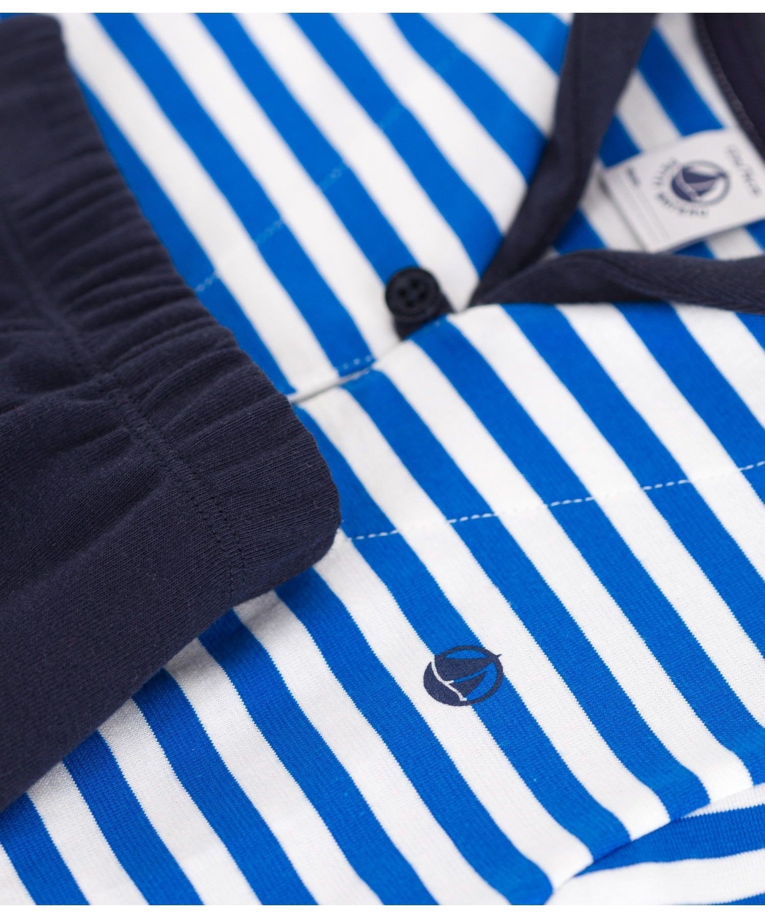 Детский комплект из 2 предметов PETIT BATEAU, Royal Blue/Navy — фото 4