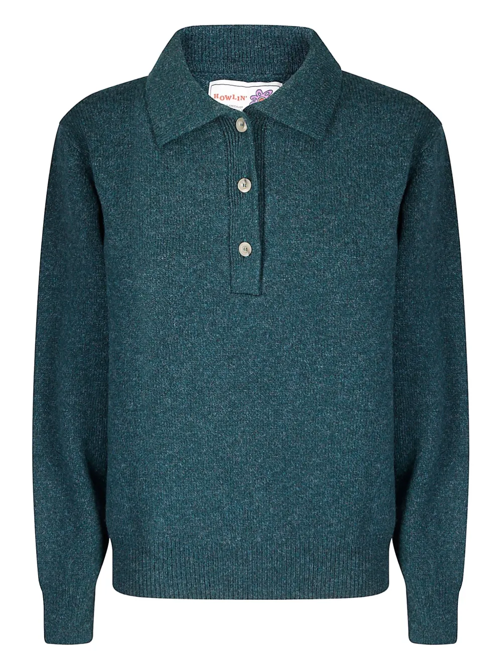 

Свитер Poems of Comfort на пуговицах Howlin', зеленый