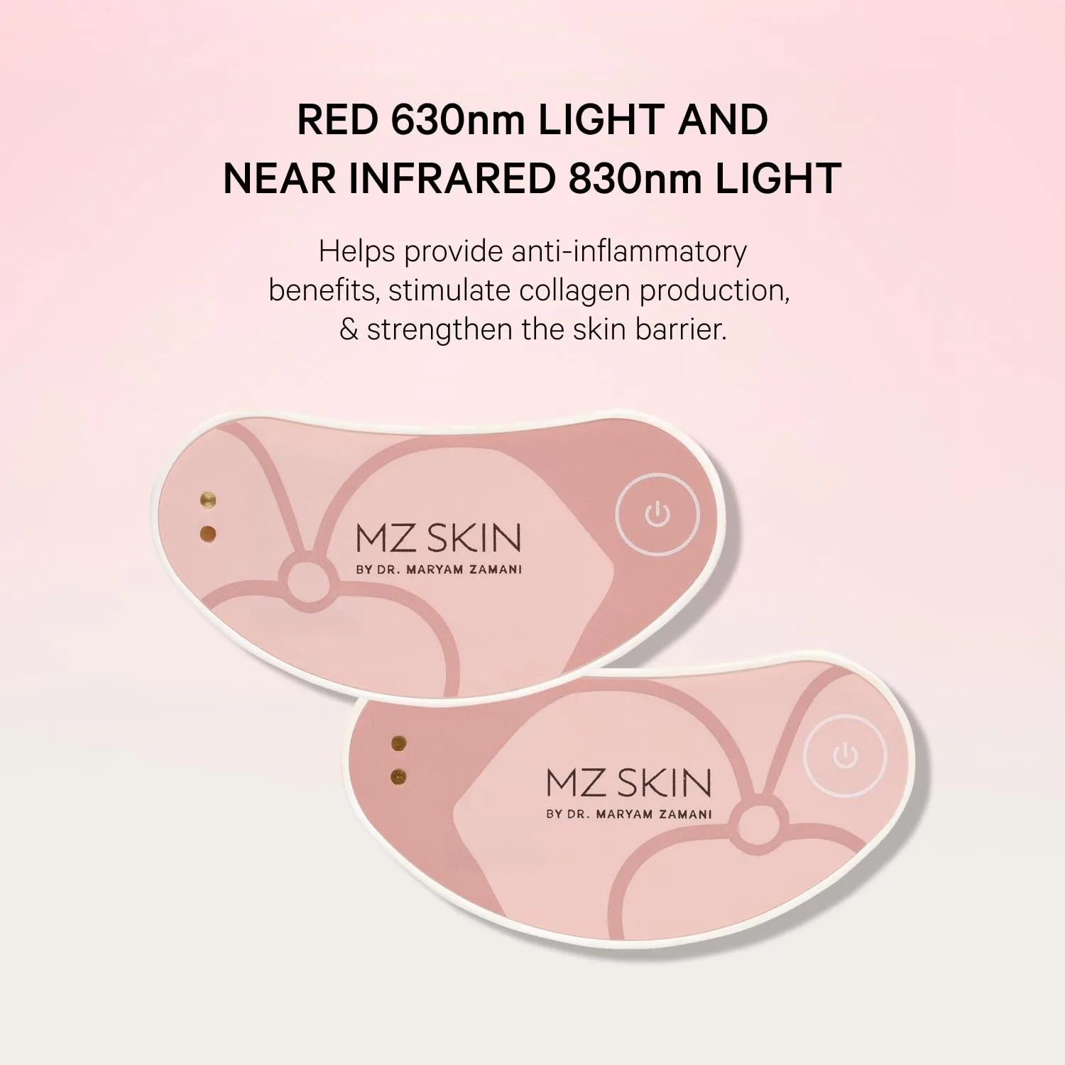 MZ Skin Lightmax Minipro Hydracolloidal патчи для глаз и Eyeconic LED патчи - антивозрастной уход для борьбы с отеками, морщинами и темными кругами 1 шт. (2 шт.) Mz Skin By Maryam Zamani Md — фото 3