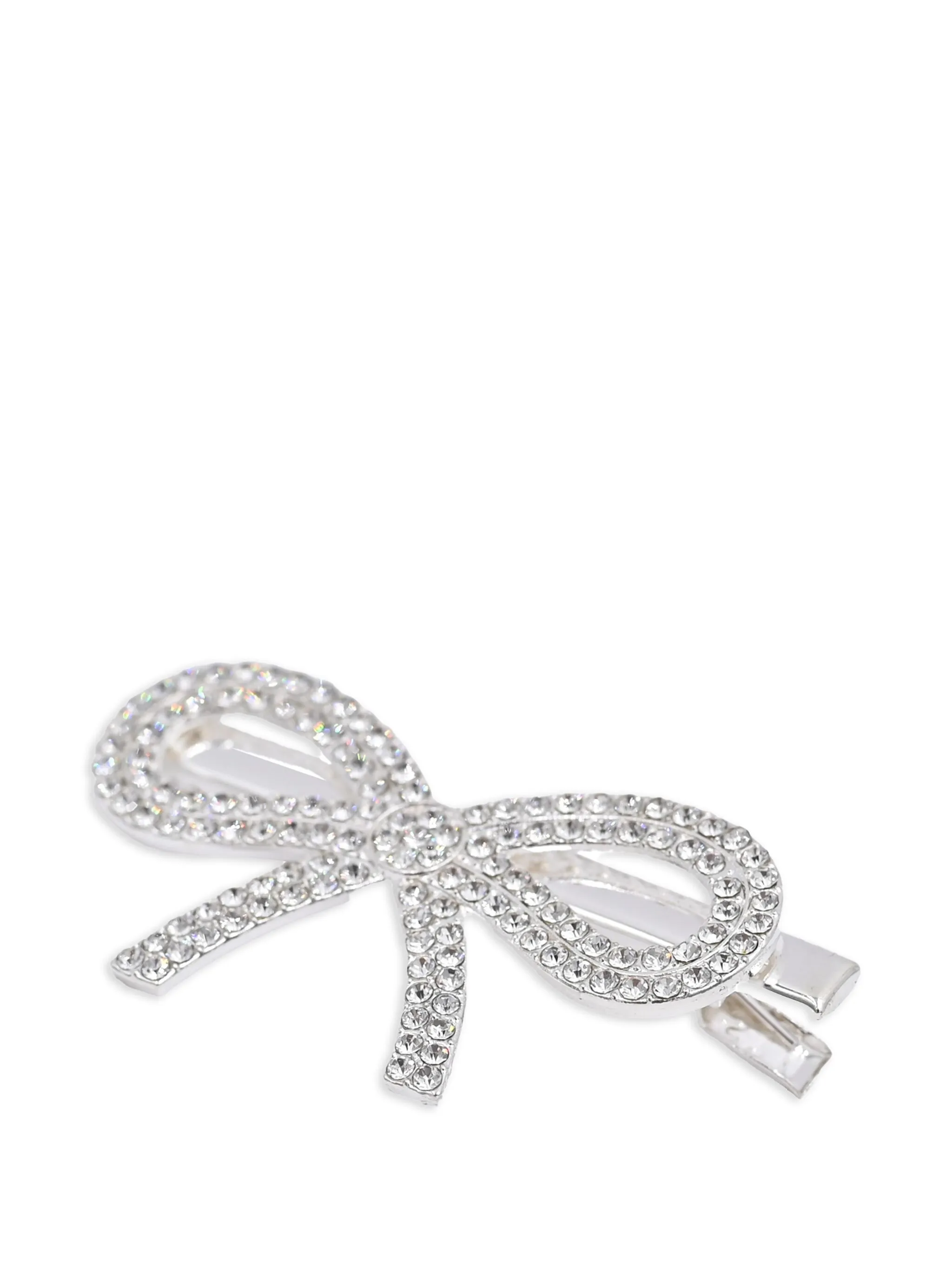 

Набор из шести заколок для волос с кристаллами Mimi Tutu, серебристый